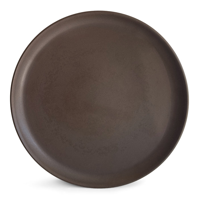 Il Mio Tavolo oversized dinner plate, Cocoa Powder glaze