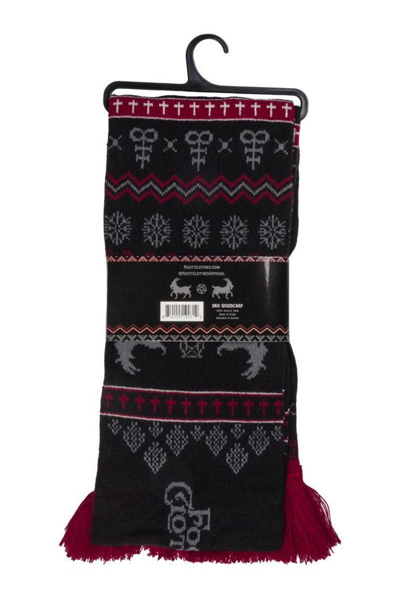 Beelzebuck Ugly Holiday Scarf