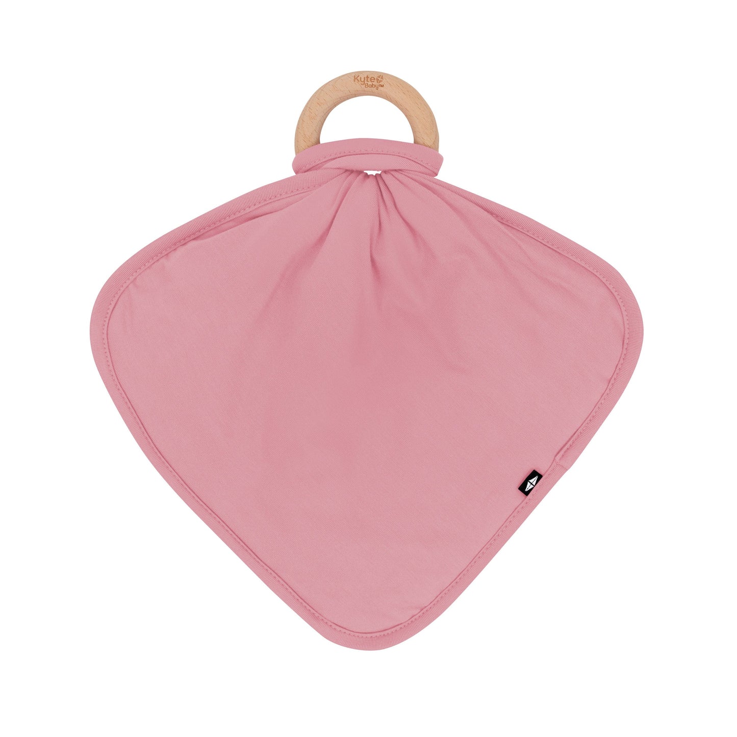Lovey in Apple Blossom with Removable Wooden Teething Ring