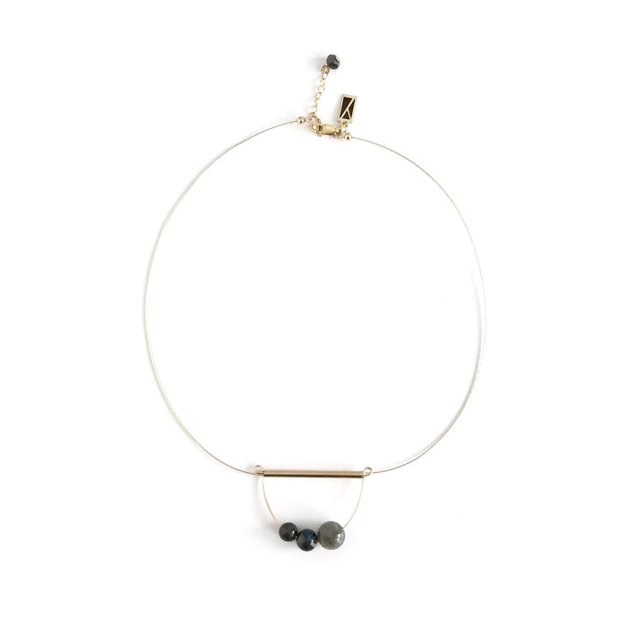 Labradorite Abacus Necklace - ships directly from maker