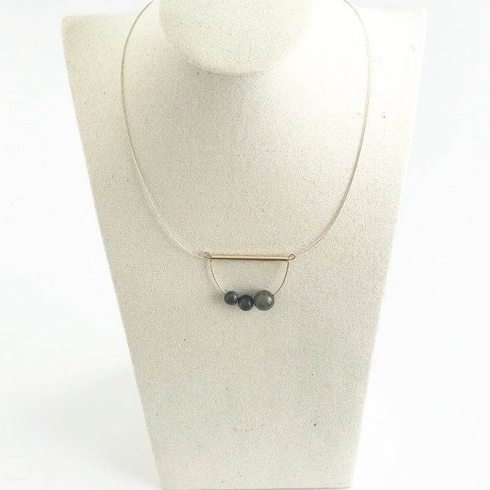 Labradorite Abacus Necklace - ships directly from maker