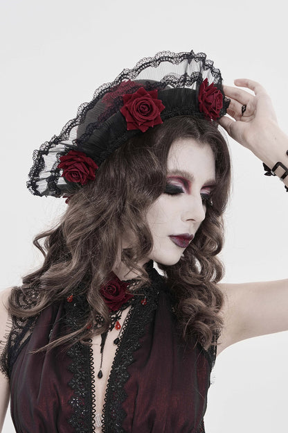 Crown of Roses Lace Hat