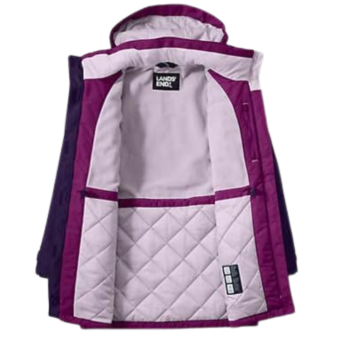 Lands’ End Women’s Squall Insulated Parka – Petite Plus – Rubellite 518822