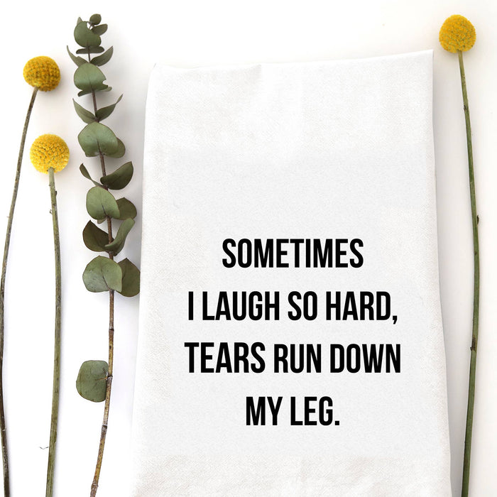 LAUGH SO HARD - TEA TOWEL Wildwood Landing