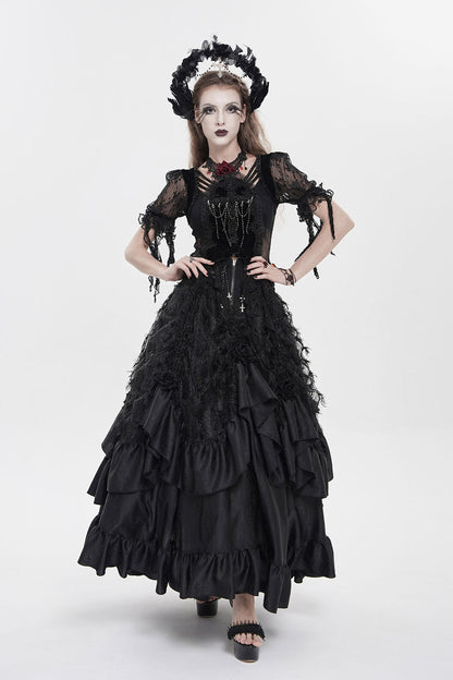 Castle Cathedral Layered Skirt