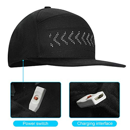 LED Message Hat-TopOnlineBargains.Com