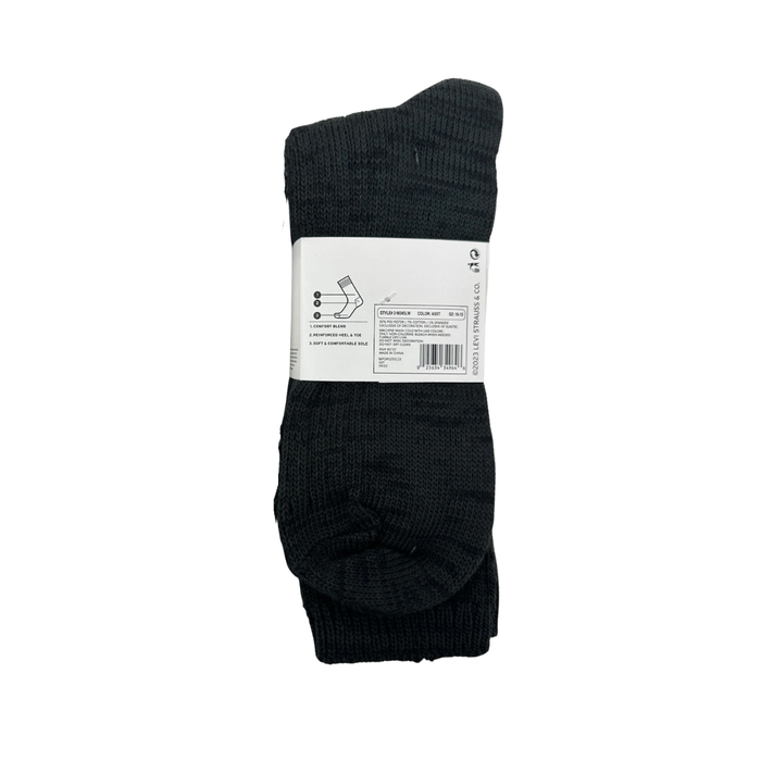 Levi’s Men’s Superior Comfort Soft 2-Pack Crew Socks — 2-M345LW