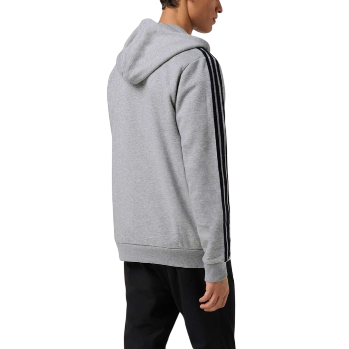 Adidas Men's Essentials Fleece 3-Stripes Full-Zip Hoodie – HB0041