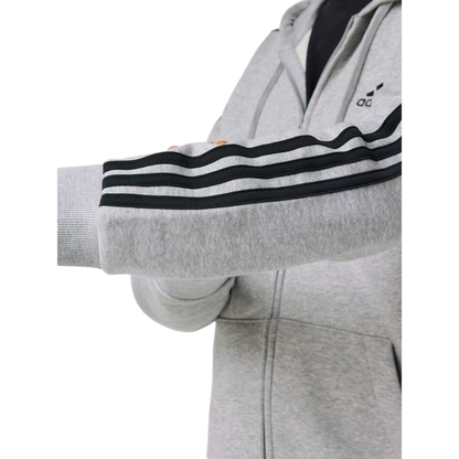 Adidas Men's Essentials Fleece 3-Stripes Full-Zip Hoodie – HB0041