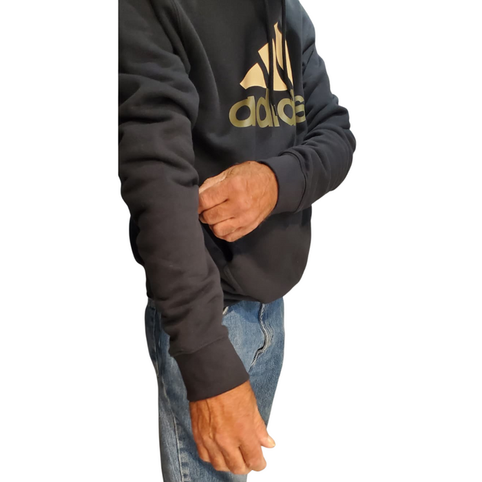 Adidas Men's Fleece 2-Tone Badge of Sport Hoodie – JW4821