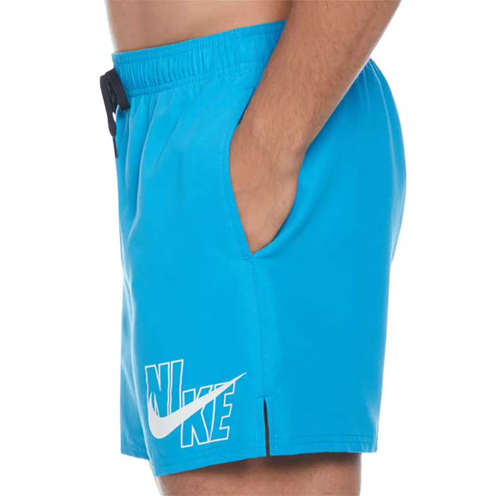 Nike Men’s Logo Lap 5” Volley / Swim Shorts – Laser Blue NESSA566-486