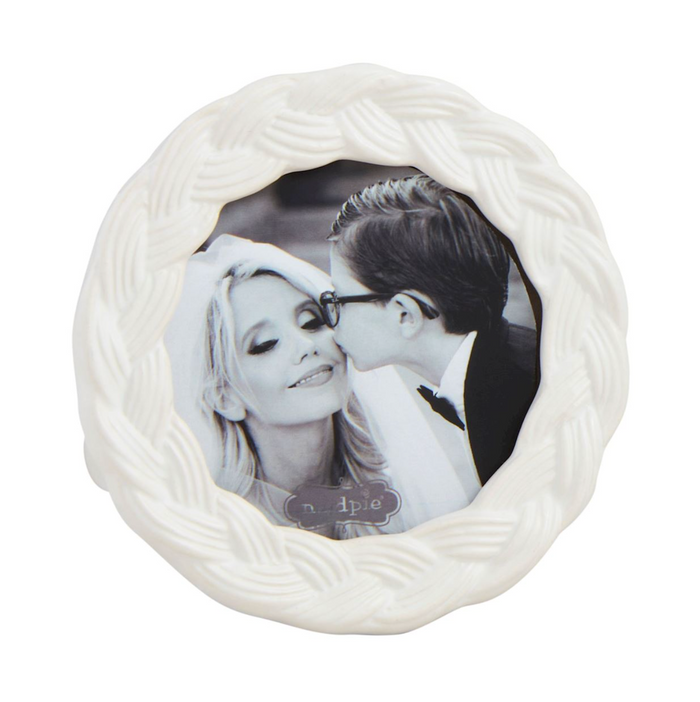 MINI BRAIDED STONEWARE FRAME - 3 STYLES