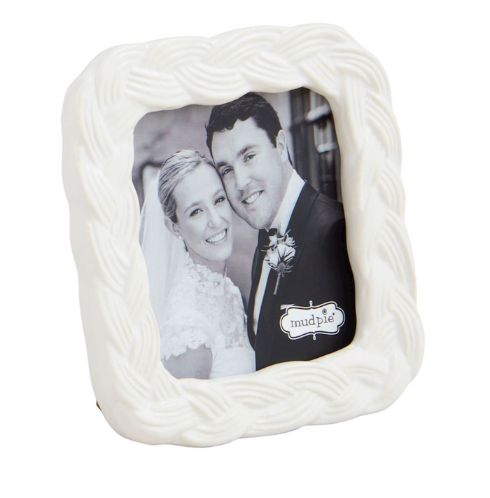 MINI BRAIDED STONEWARE FRAME - 3 STYLES