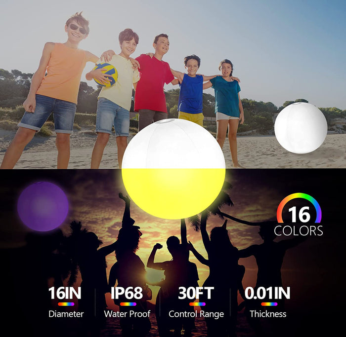 Multi-Color LED Beach Ball-TopOnlineBargains.Com