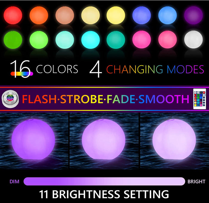Multi-Color LED Beach Ball-TopOnlineBargains.Com