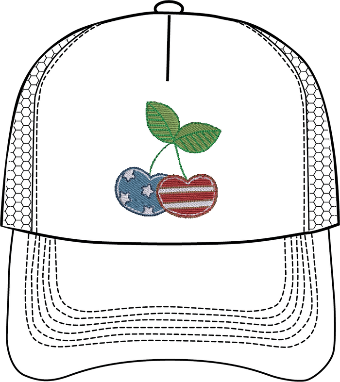 PATRIOTIC CHERRIES - HAT