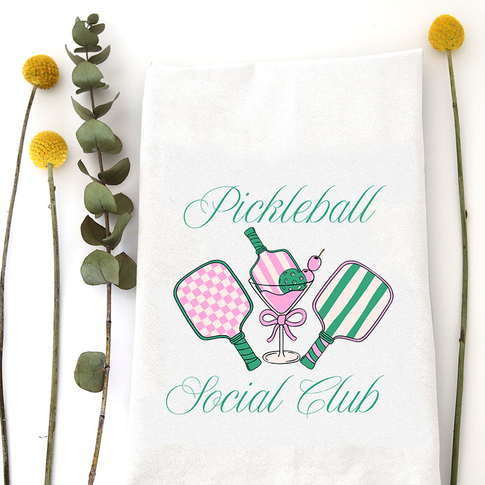 PICKLEBALL SOCIAL CLUB - TEA TOWEL