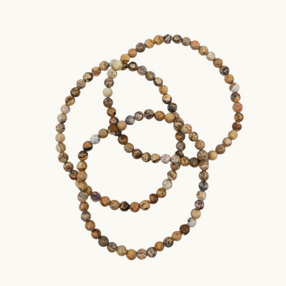 Picture Jasper Beaded Bracelets - Enhance decision-making and connect with Earth energies with our Picture Jasper bracelets, perfect for promoting clarity and stability. Available in 4mm and 8mm sizes, each bracelet is uniquely chosen for you