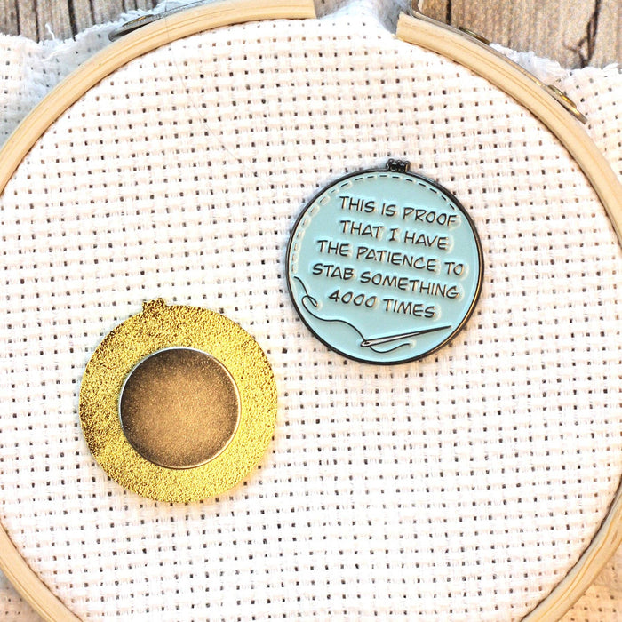 Proof I've Patience To Stab Something 4000x Needle Minder
