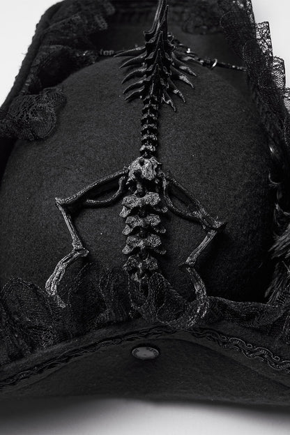Beast Bones Gothic Pirate Hat