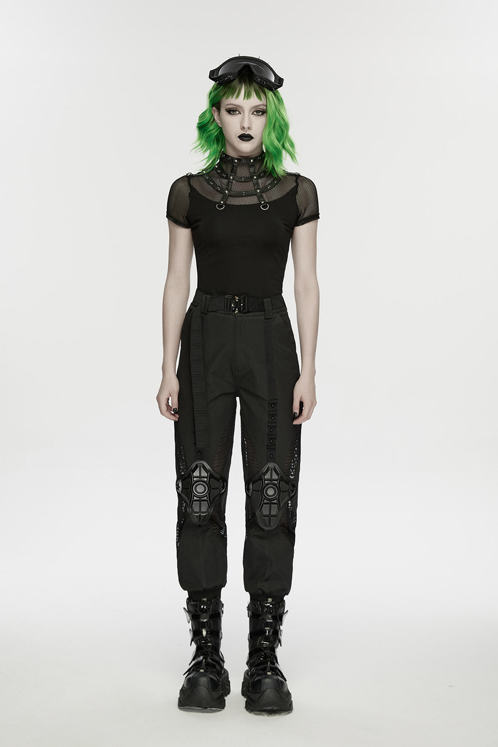 After Dark Fishnet Studded Top