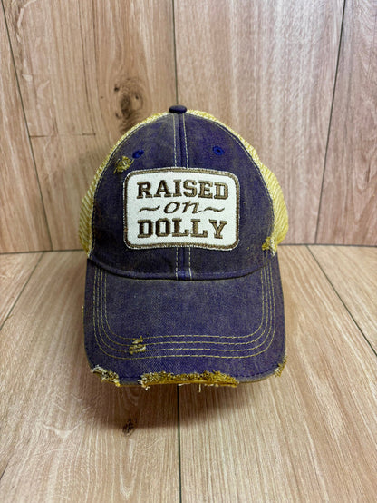 Raised on Dolly basic Distressed SnapBack Hat