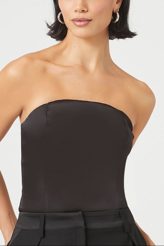 Satin Tube Bodysuit