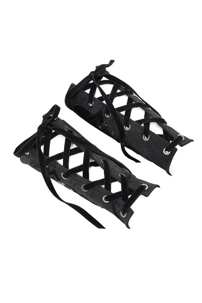 Crucible Studded Lace-Up Gloves