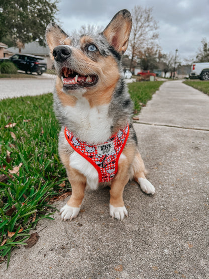 Dog Adjustable Harness - Hello Kitty® Red Classic
